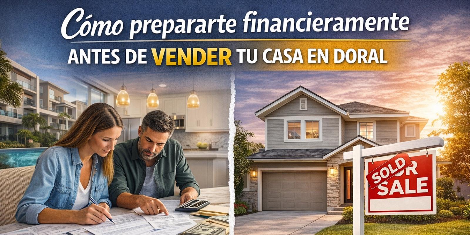 Cómo prepararte financieramente antes de vender tu casa en Doral
