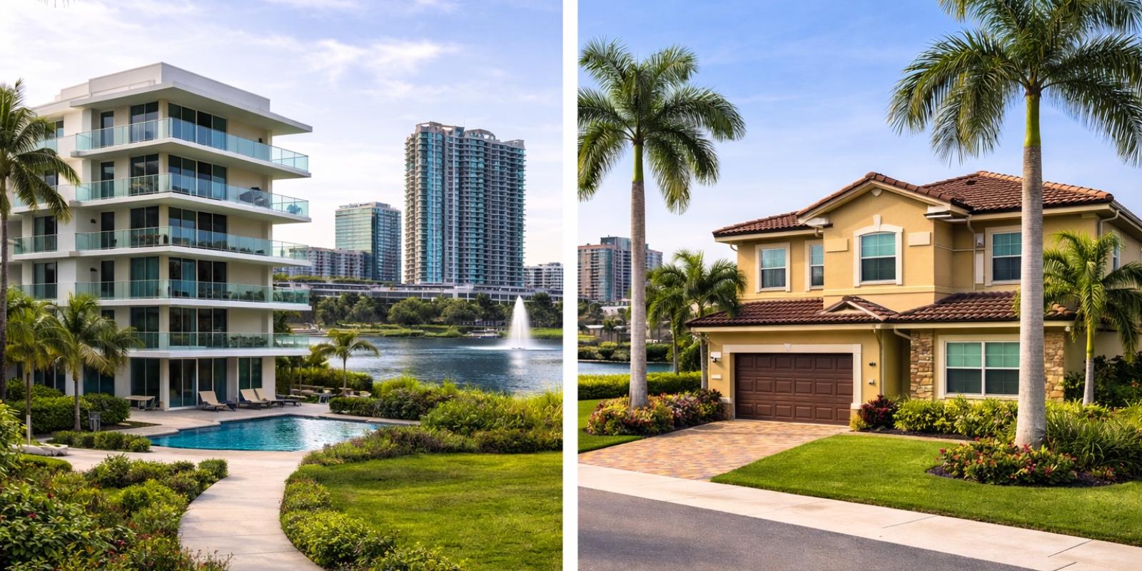 ¿Es mejor comprar una casa o un condominio en Doral?