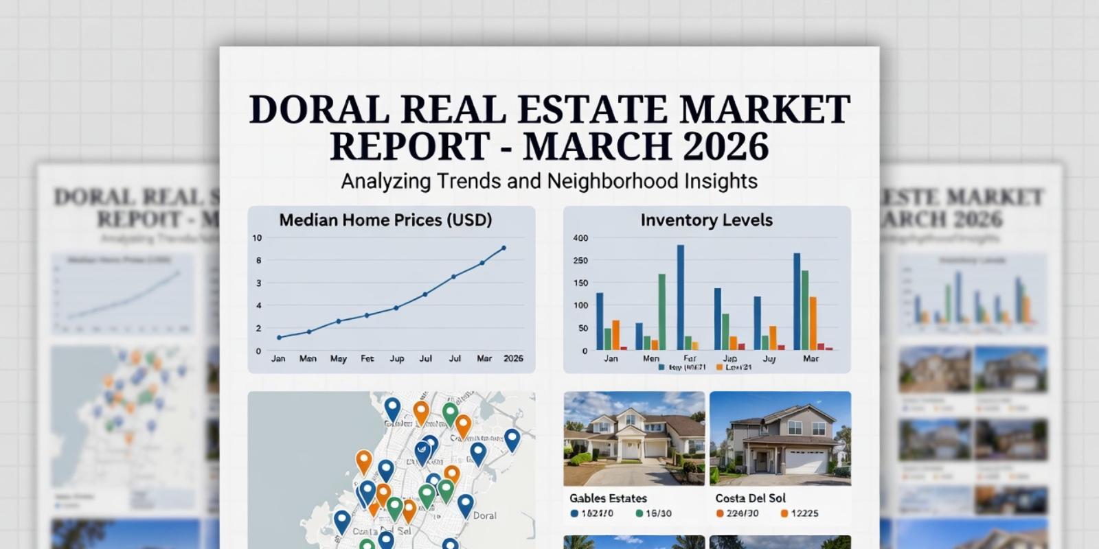 Reporte del Mercado Inmobiliario en Doral – Marzo 2026: Precios, Inventario y Tendencias Actuales