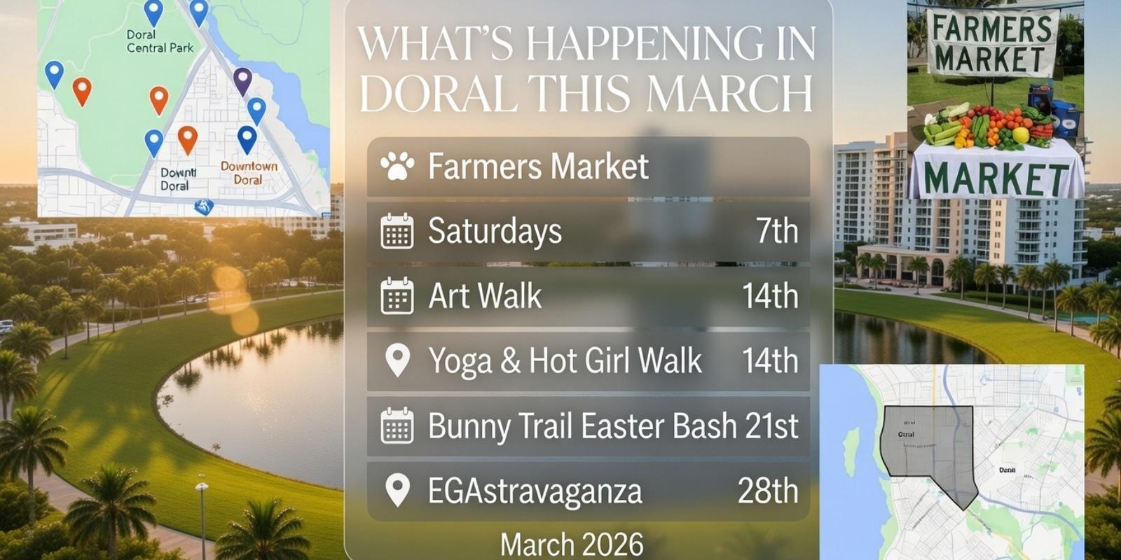 Lo que está pasando en Doral este marzo 2026: Eventos imperdibles y todo lo que puedes disfrutar en nuestra ciudad